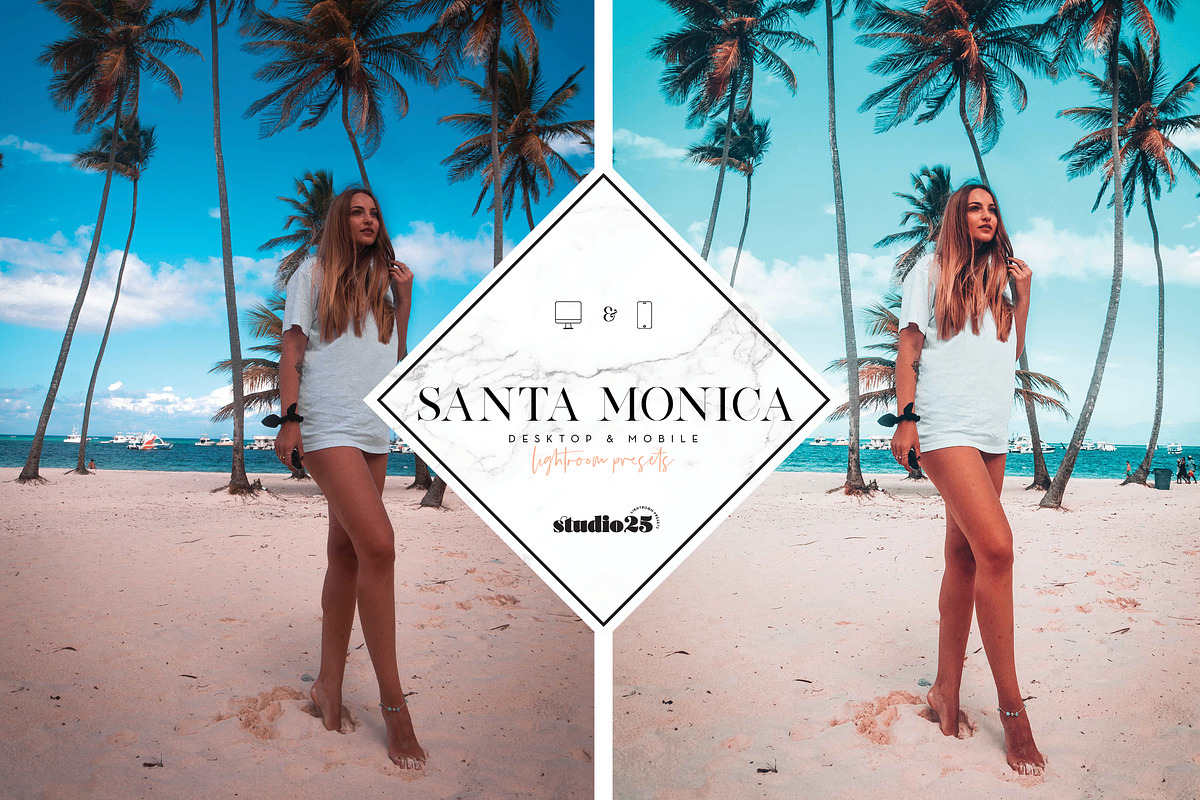 Santa Monica Summer Lightroom Preset, an Action Add-On by studio25 (Photo 4 of 7)