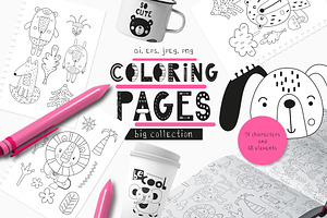 Coloring Page Book For Kids