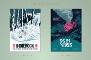 13 Hand Drawn Indie Music Flyers, a Flyer Template by ashenterprise (Thumbnail 4 of 16)