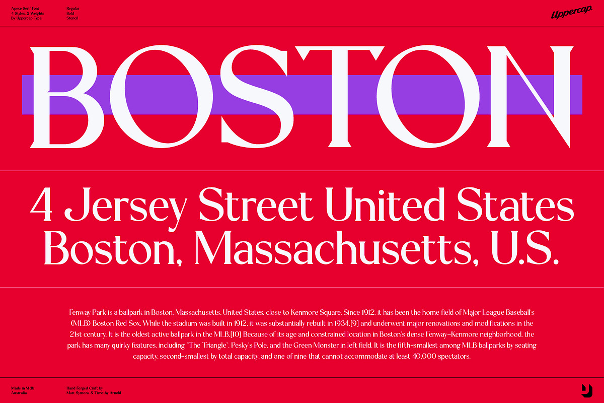 Apexe - Serif Font Family, a Serif Font by UppercapType (Photo 3 of 13)