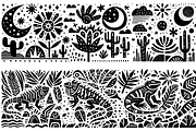 Vintage Flowers Folk Art, a Decorative Illustration by devastd (Thumbnail 7 of 28)
