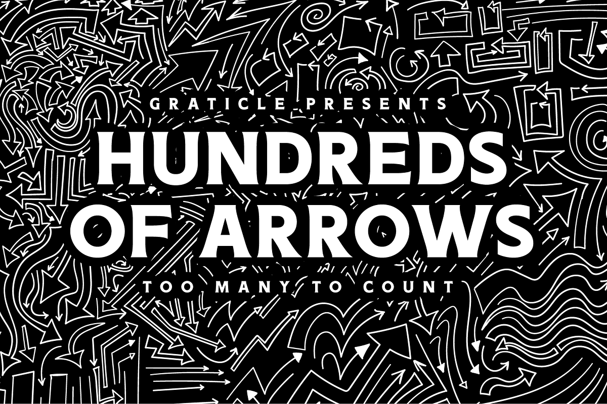 Hundreds of Arrows / Huge Arrow Pack, a Work Illustration by Graticle (Photo 1 of 2)
