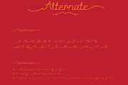 Sannisa Script + Swash (Update), a Script Font by Crenadhif Studio (Thumbnail 10 of 10)
