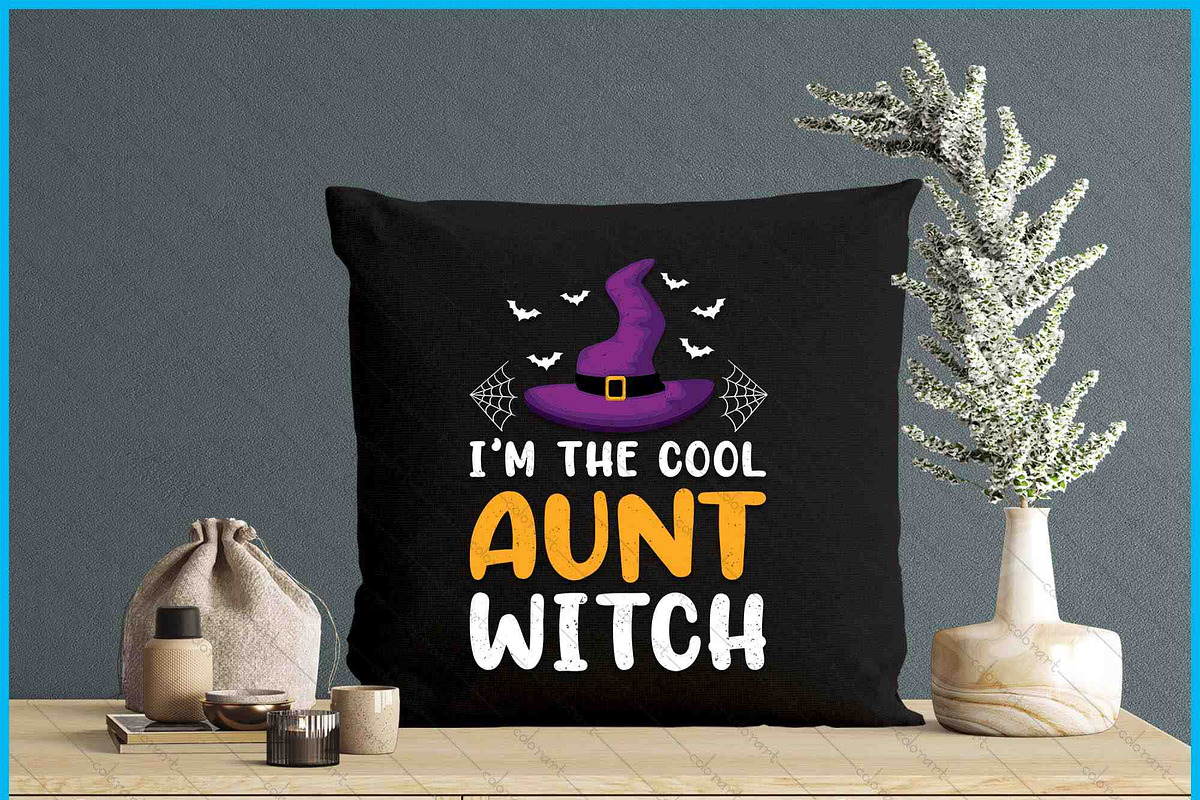 I'm The Cool Aunt Witch Halloween, an Object Graphic by Creativeusart (Photo 4 of 4)