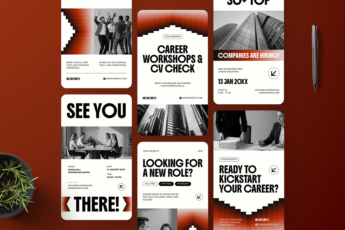 Job Fair Instagram Story, a Social Media Template by Annora Studio (Photo 5 of 6)