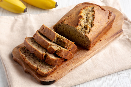 Homemade Banana Bread Ready to Eat, a Food & Drink Photo by LiudmylaChuhunova