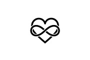 50 Infinity Heart Symbol Vector Bund, an Illustration by abu67222 (Thumbnail 40 of 55)