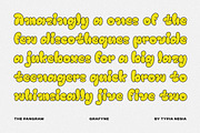 Grafyne - Modern Bubble Grafitti, a Font by Typia Nesia (Thumbnail 5 of 12)