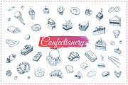 Bakery icons and calligraphy, a Food Illustration by Margo Miller (Thumbnail 11 of 30)