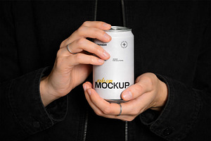 Bevarage Soda Can Mockup, a Packaging Mockup by Templeste
