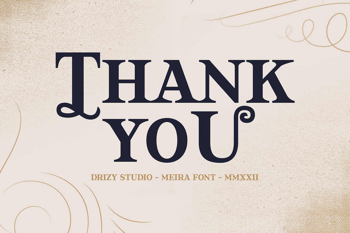 Meira, a Font by Drizy (Photo 10 of 10)