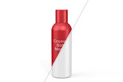 Red Cosmetic Bottle Mockup, a Product Mockup by graphypix (Thumbnail 3 of 4)