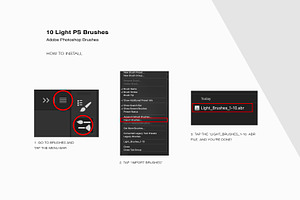 10 PS Light Brushes