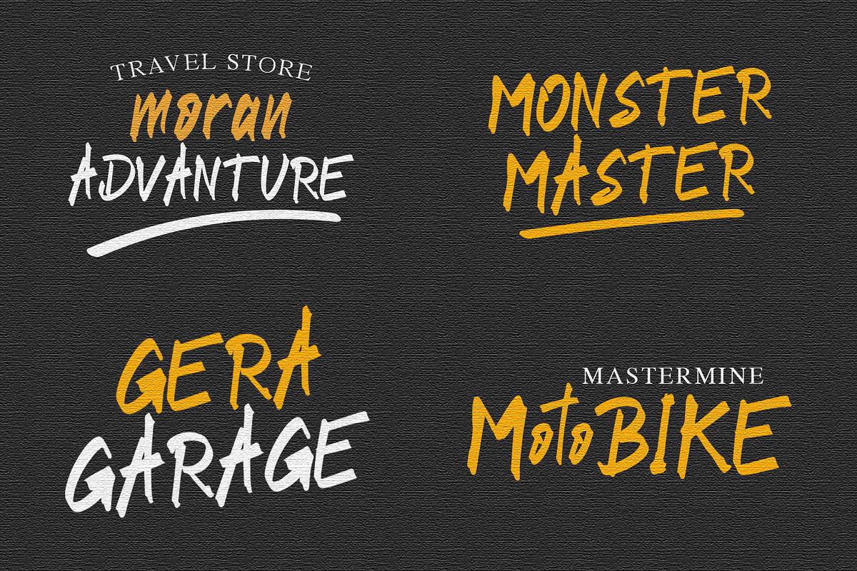 Bottamon, a Handwritten Font by NTC Graphic (Photo 10 of 12)