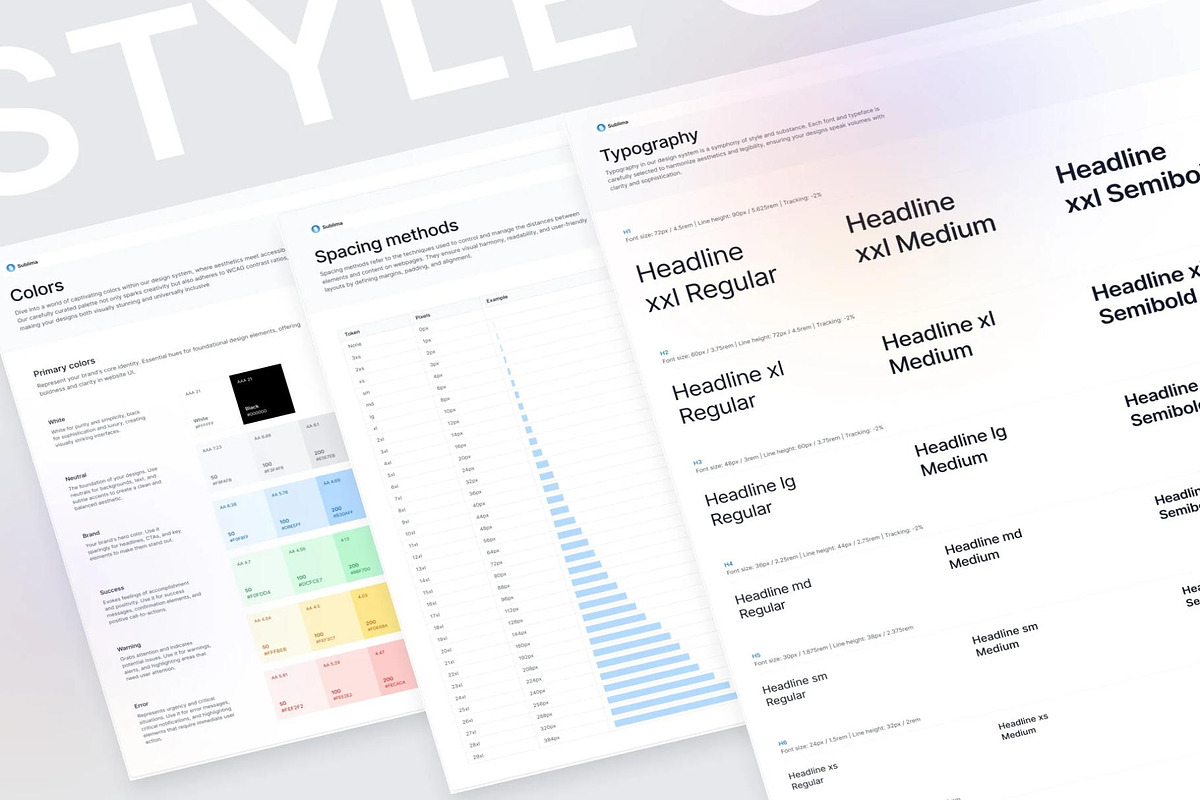 Sublima UI v3.0 UI kit Design system, an UI Kit Template by Creative Perspective (Photo 6 of 6)