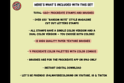 Procreate Ransom Letters Stamp Set, a Brush Add-On by AlwaysBeColoring (Thumbnail 3 of 13)