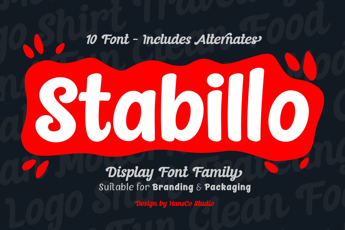 Stabillo Display Sans!, a Sans Serif Font by Burhan Afif (Photo 1 of 13)