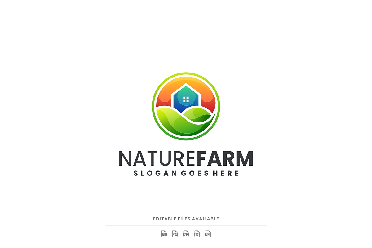 Modern Colorful Eco Farm Logo Design, a Branding & Logo Template by Artnivora.Std