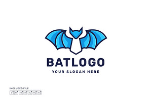 Bat Logo Vector Illustration, a Branding & Logo Template by yuanesei