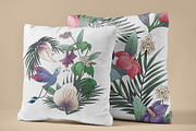 Tropical Garden Pattern Collection, a Wallpaper Graphic by sizileon (Thumbnail 5 of 5)