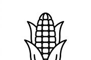 41 Farmers Market Produce Icons, an Outline Icon by adenpinkstore (Thumbnail 11 of 14)