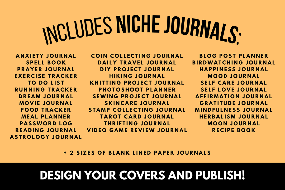 38 KDP Journal Template Bundle, a Magazine Template by Self Publishing Magic (Photo 4 of 4)