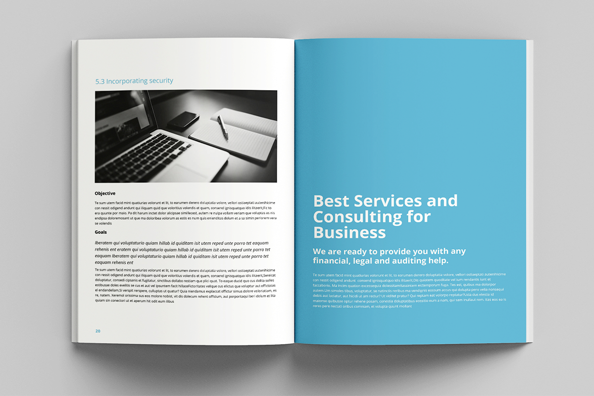 White Paper Brochures, a Brochure Template by azadcsstune (Photo 11 of 15)