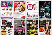 New-150 Multipurpose Flyers Bundle, a Flyer Template by AfzaalGraphics (Thumbnail 20 of 35)