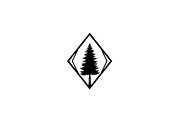 Geometric Pine Tree Emblem Bundle, an Illustration by Creativeshirt (Thumbnail 18 of 31)