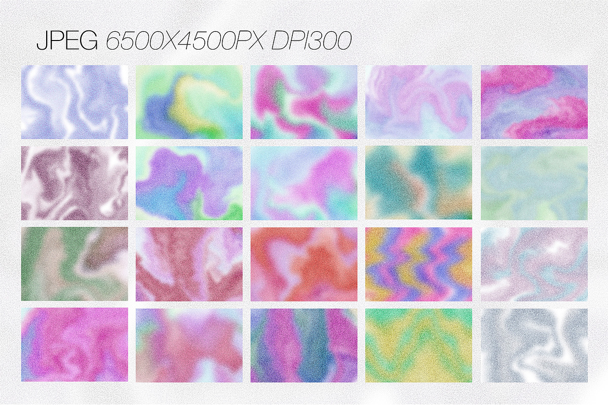 Retro Gradient Collection, a Texture Graphic by Almazova Dolzhenko (Photo 3 of 12)