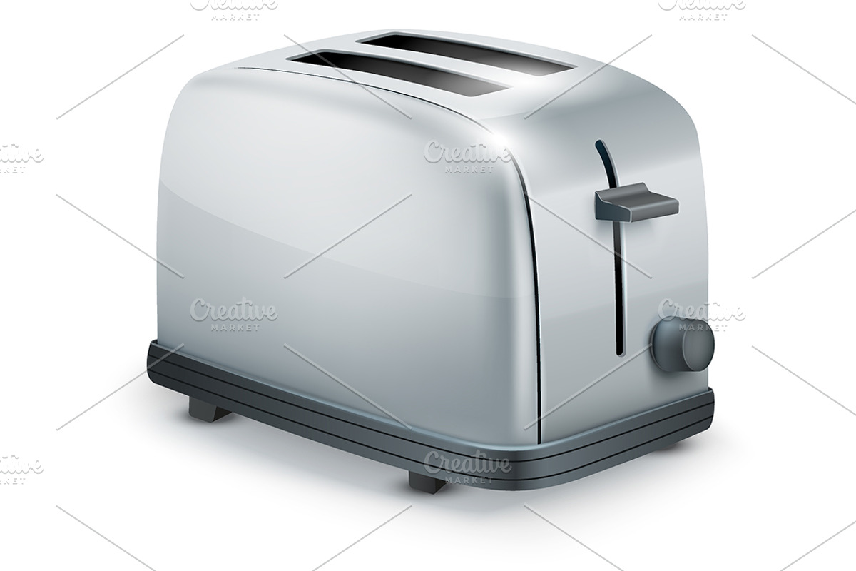 Bright Metal Toaster Set preview 2