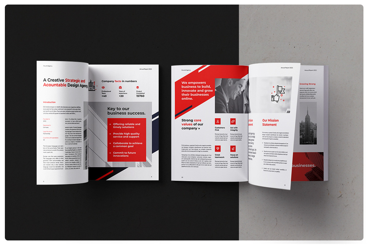 Annual Report, a Brochure Template by StudioGraficso (Photo 3 of 13)