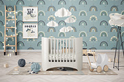 Baby Crib Nursery Mockup Collection, a Household Mockup by creatsy5 (Thumbnail 8 of 22)