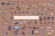 People stickers set, a Person Illustration by Carpet Tapete Pretzel (Thumbnail 2 of 6)