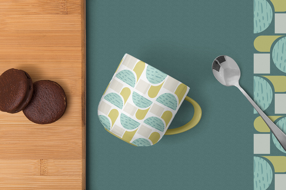 Vintage geometry patterns collection, a Pattern Graphic by lisa_kalev (Photo 7 of 14)