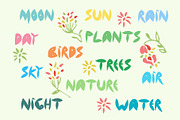 Simple Leaves - Handwritten Font, a Font by M.C. Iglesias (Thumbnail 7 of 10)