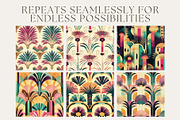 12 Sunset Deco Seamless Patterns, a Pattern Graphic by Inknfolly (Thumbnail 2 of 7)