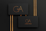 GA, AG Abstract Logo Design., a Branding & Logo Template by art_creater (Thumbnail 2 of 2)