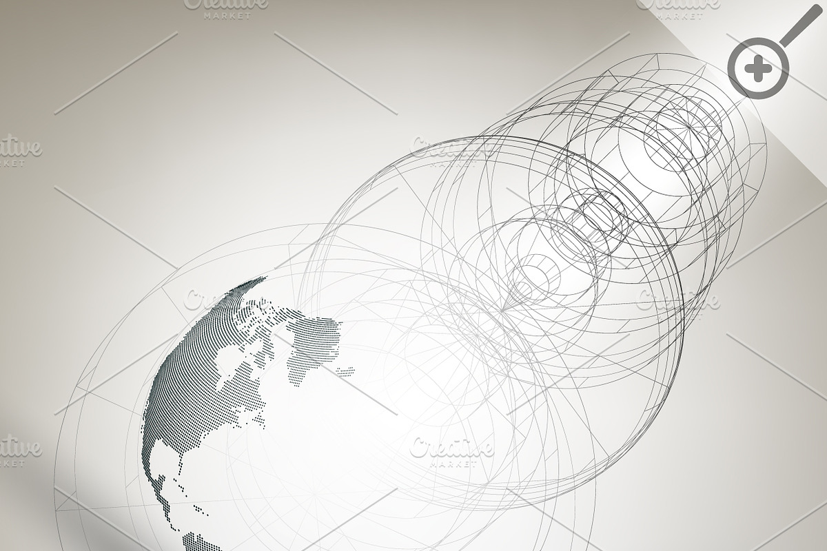 Bundle of 15Abstract 3D world globes, a Technology Illustration by VectorShop (Photo 15 of 15)