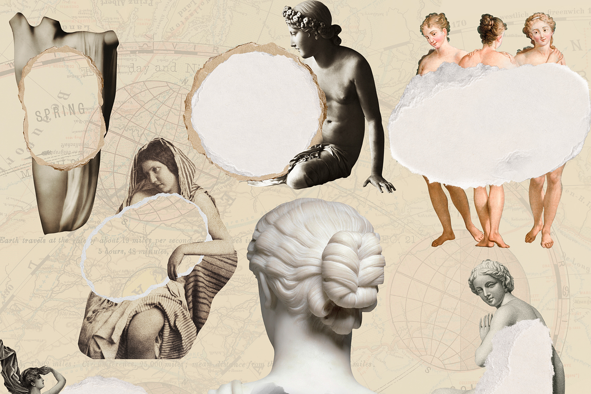 VINTAGE WOMEN COLLECTION | COLLAGES, an Object Graphic by Natali Batu (Photo 7 of 19)