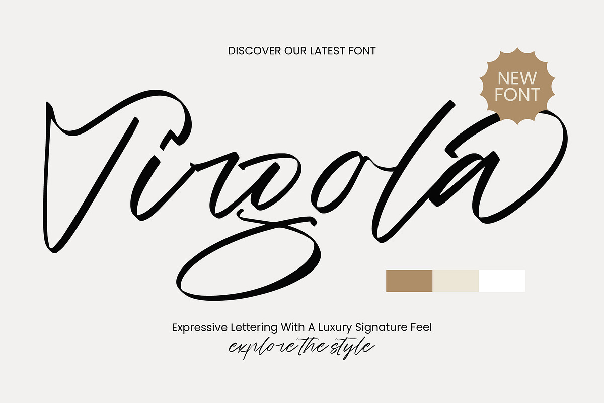 Tirgola, a Script Font by operatype.co (Photo 1 of 8)