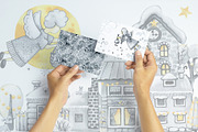 Christmas winter houses, city scene, an Illustration by Artmanata (Thumbnail 16 of 17)
