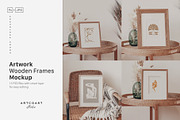 Artwork Wooden Frames Mockup, a Books & Magazine Mockup by Artcoast Studio (Thumbnail 2 of 9)