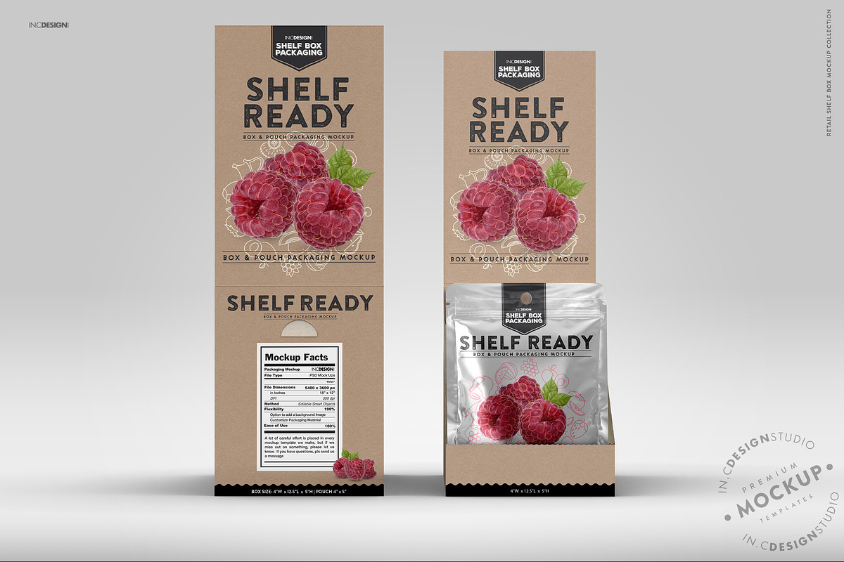 Retail Shelf Box 22 Packaging Mockup, a Packaging Mockup by INCDesign (Photo 3 of 11)