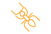 Ant icon design template, an Outline Icon by Sumberpangan (Thumbnail 3 of 3)