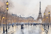 Paris Landscape, a Background Graphic by by creative paper (Thumbnail 4 of 13)