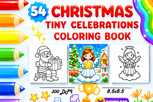 Christmas Tiny Celebrations Coloring