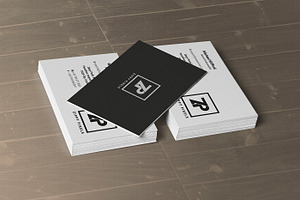 Stacked Business Card Mockups