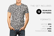 Spotted Seamless Patterns Set, a Pattern Graphic by Curly_Pat (Thumbnail 4 of 4)
