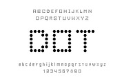 Dot Font, a Symbol Font by Volyk (Thumbnail 1 of 2)